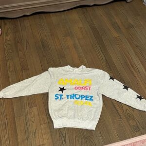 Gray Kids Sweatshirt with Star Design